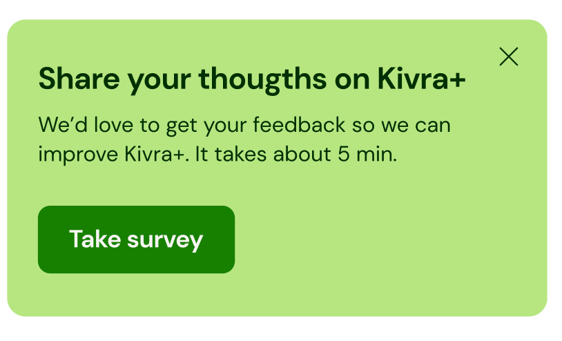 kivra+ communication card